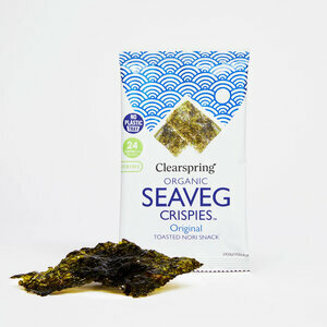 ORGANIC NORI PLAIN SEAWEED CRISPS 20g