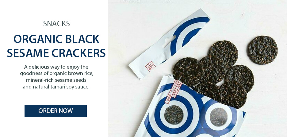 ORGANIC BLACK SESAME CRACKERS