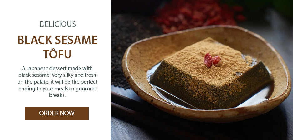 Black sesame tôfu